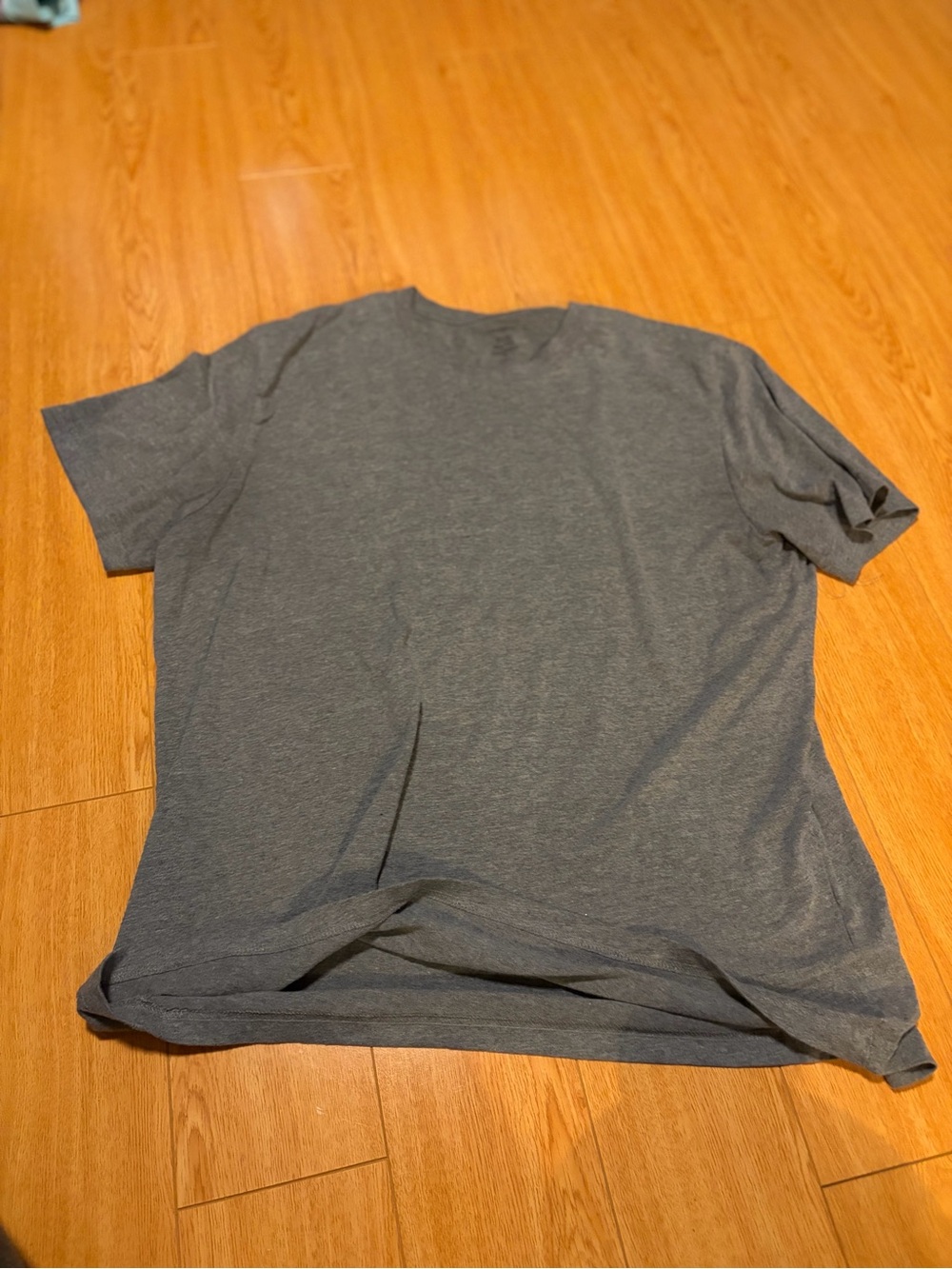 Plain Grey Men's Crew Neck T-Shirt